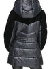 ​Varna Velvet Hooded Puffer Jacket