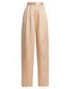 Pleated Front Satin Pants
