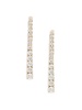 14K Yellow Gold & 0.68 TCW Lab Grown Diamond Linear Drop Earrings