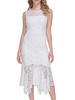 Asymmetric Lace Sheath Dress