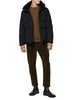 Hubble Faux Shearling Hooded Crinkle Down Jacket