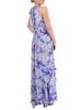 Floral Mockneck Maxi Dress