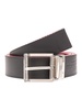 Striped Leather Belt