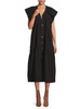 Bea Button Down Cotton Midi Dress