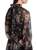 Revina Floral Mockneck Mini Dress