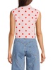 Polka Dot Sleeveless Shirt