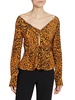 Prasini Printed Silk Top