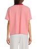 Trini Short Sleeve Accordian-Pleat Shirt