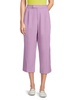 Pleated Cropped Pants