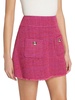 Bonnie Tweed Fit & Flare Miniskirt