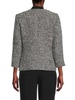 Textured Collarless Blazer
