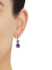 Sterling Silver & Multi-Stone Drop Earrings
