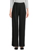 Solid Straight-Leg Pants