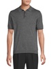 Short Sleeve Merino Wool Sweater Polo
