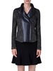 Boucle Funnel-Neck Moto Jacket
