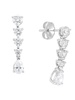 14K White Gold & 1.5 TCW Lab Created Diamond Drop Earrings
