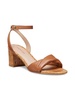 Everly 50MM Leather Block Heel Sandals