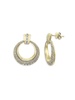 14K Yellow Gold & 1.20 TCW Diamond Drop Earrings