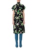 Kaleidoscope Cap-Sleeve Sheath Dress