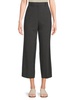 Flat Front Wool Blend Cropped Pants