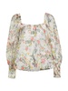 Rowa Floral Eyelet Top