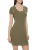 Rib-Knit Body-Con Minidress