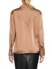 Satin Split Neck Blouse