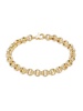 14K Yellow Gold Double Rolo Chain Bracelet