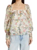 Rowa Floral Eyelet Top