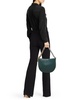 Medium Faux Leather Shoulder Bag