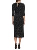 Velvet Burnout Midi Sheath Dress