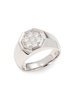 14K White Gold & 0.70 TCW Lab Grown Diamond Signet Ring