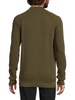 Waffle Knit Mockneck Sweatshirt