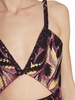 Halki Print Pleated Peplum Top