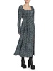 Lillian Smocked Midi-Dress