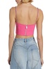 Cropped Butterfly Crystal Bustier Top
