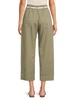Augusta Belted Straight Pants