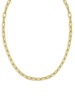 14K Yellow Gold Paperclip Necklace