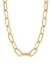 14K Goldplated Sterling Silver Paperclip Chain Necklace/17"