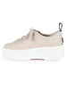 Leather Low Top Platform Sneakers
