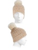 Shearling Pom Cashmere Beanie