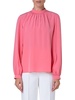 Crêpe De Chine Long-Sleeve Blouse