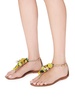 Citrus Punch T-Strap Sandals