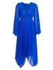 Sion Pleated Asymmetric Midi Dress