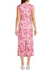 Floral Sheath Midi Dress