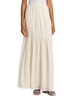 Cafila Tiered Wool Maxi Skirt