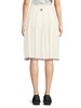 Solid Knee Length Skirt