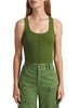 Daryn Rib-Knit Crop Tank