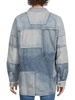 Patchwork Denim Shirt Jacket