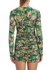 Kiki Floral Ruched Mini Dress